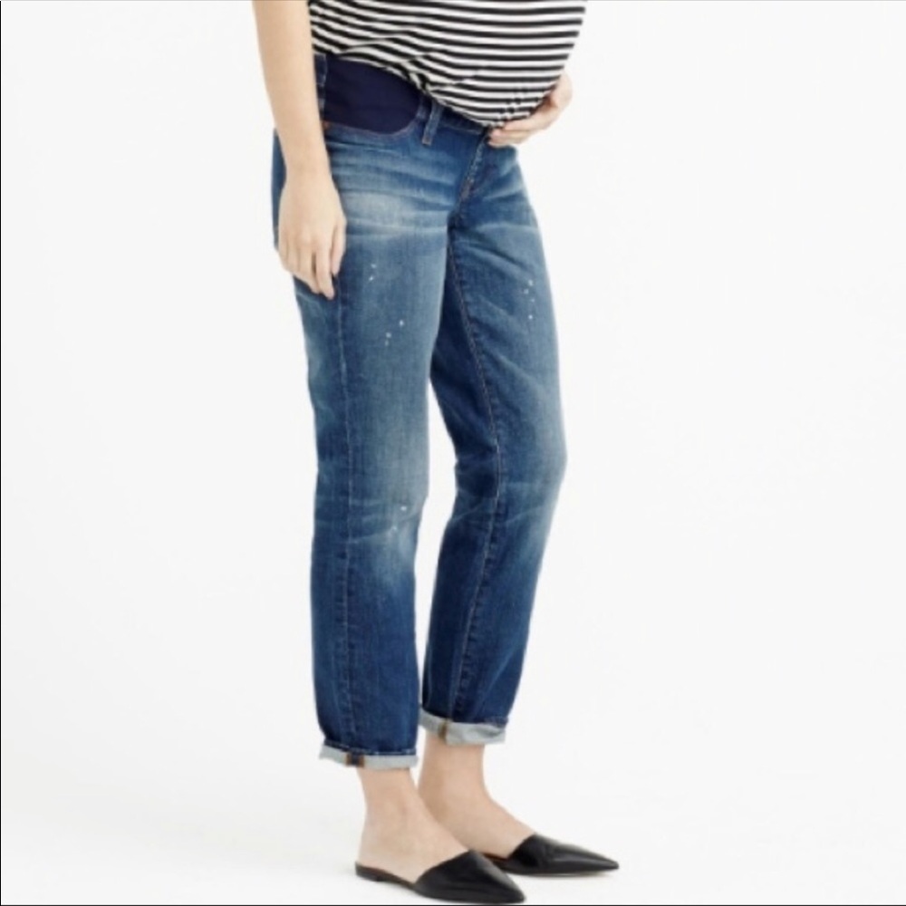 J.Crew Maternity Slim Broken-In Boyfriend Jeans